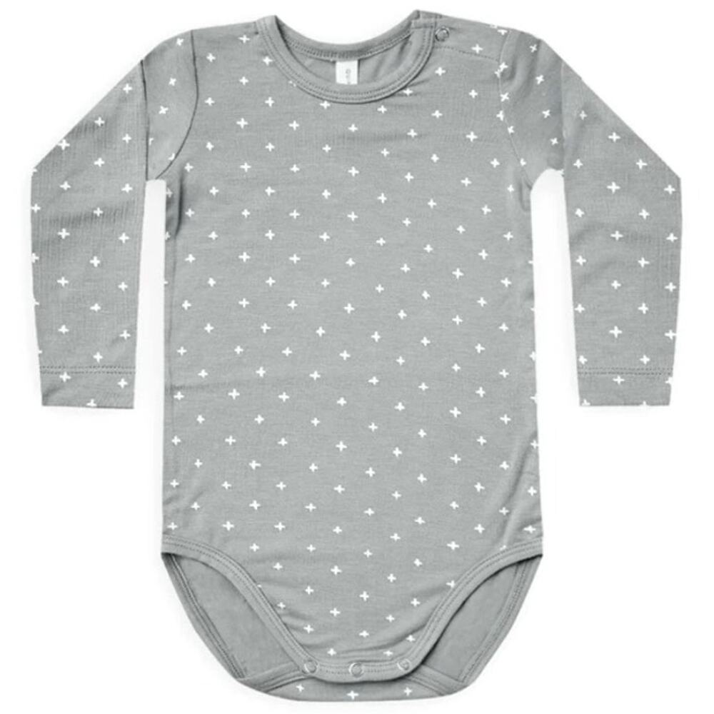 NWT Quincy Mae Bamboo Extra Soft Bodysuit Baby Onesie Size 0-3 Months
